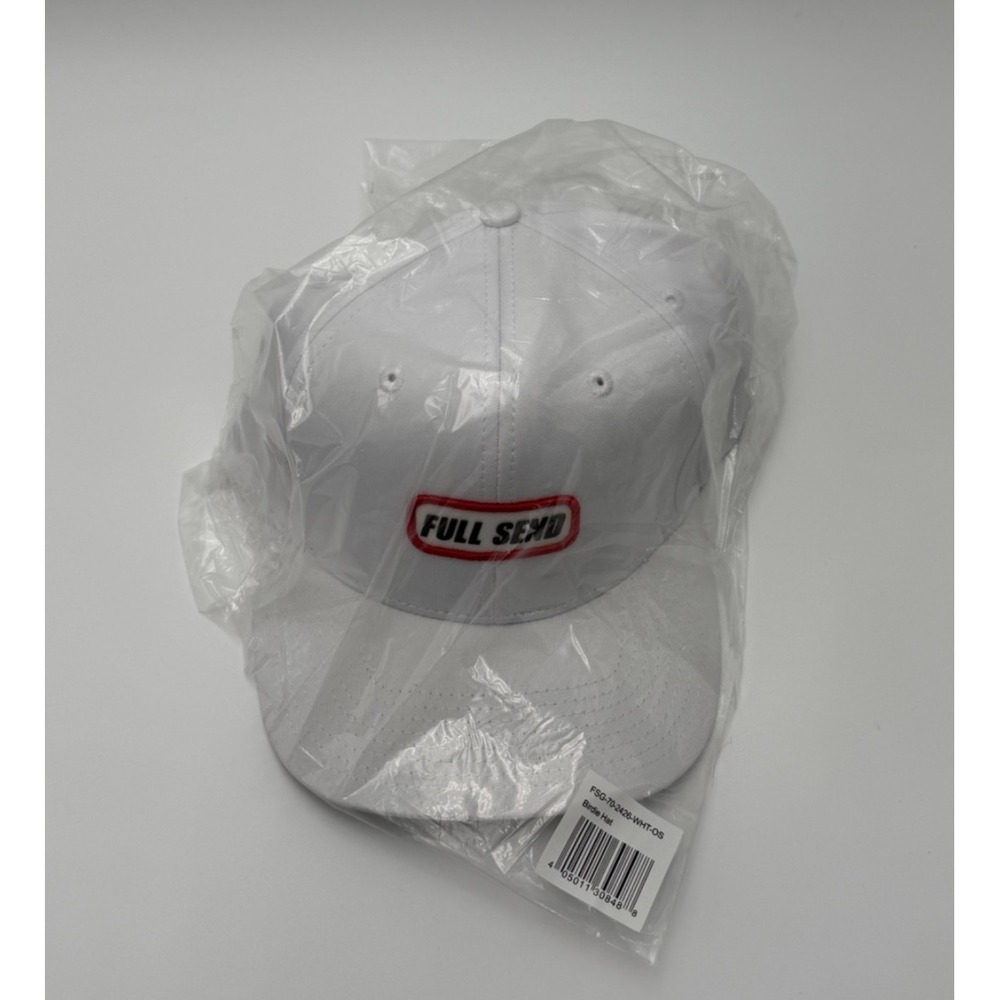 NEW‎ Full Send Golf Snapback Hat Cap White Sealed In Bag